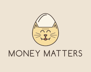 Cat Egg Head logo design