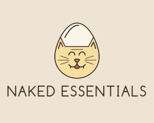 Cat Egg Head logo design