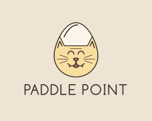 Cat Egg Head logo design