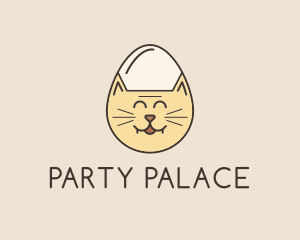 Cat Egg Head logo design