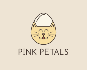 Cat Egg Head logo design