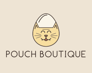 Cat Egg Head logo design