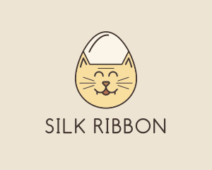 Cat Egg Head logo design