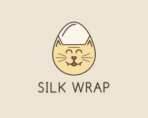 Cat Egg Head logo design