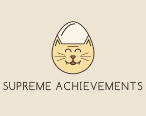 Cat Egg Head logo design