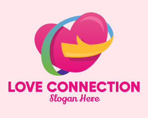 Colorful Heart Hug  logo