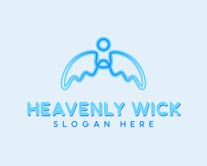 Holistic Angel Wings logo design