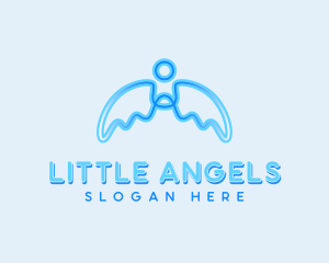 Holistic Angel Wings logo design