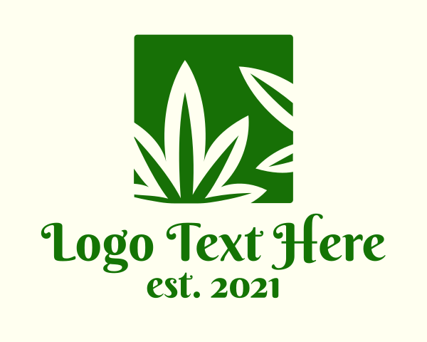 Marijuana Farm logo example 1