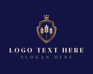 Luxury Wheat Crown logo