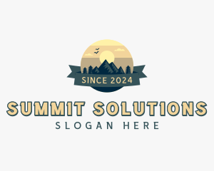 Summit Mountain Trekking logo design