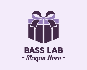 Purple Gift Present logo design