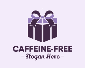 Purple Gift Present logo design