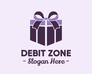 Purple Gift Present logo design