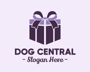 Purple Gift Present logo design