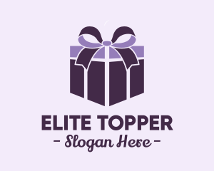 Purple Gift Present logo design