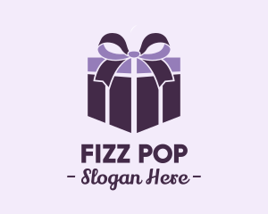 Purple Gift Present logo design