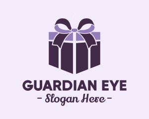 Purple Gift Present logo design