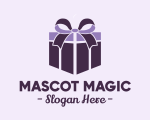 Purple Gift Present logo design