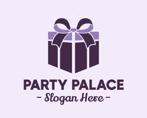 Purple Gift Present logo design