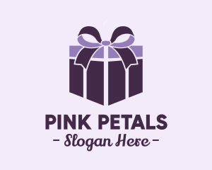 Purple Gift Present logo design