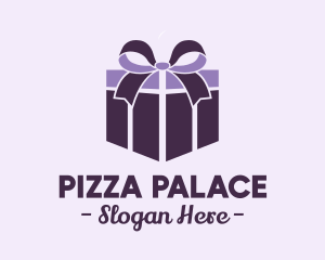 Purple Gift Present logo design