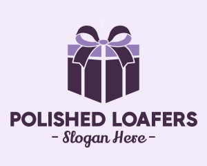 Purple Gift Present logo design