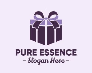 Purple Gift Present logo design