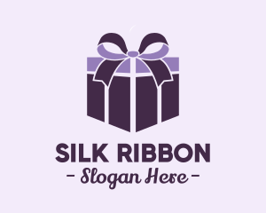 Purple Gift Present logo design