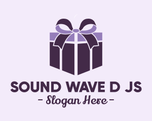 Purple Gift Present logo design