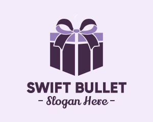 Purple Gift Present logo design