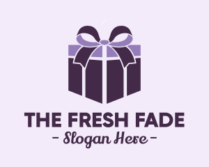 Purple Gift Present logo design