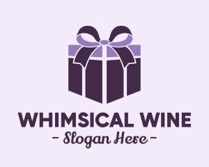 Purple Gift Present logo design