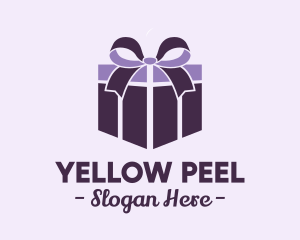 Purple Gift Present logo design