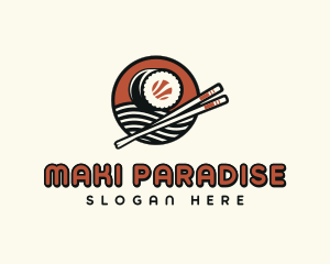 Sushi Chopsticks Dining logo