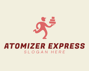 Express Delivery Man logo design