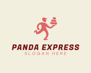 Express Delivery Man logo design