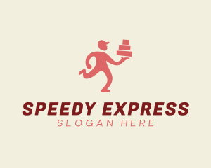 Express Delivery Man logo