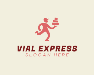 Express Delivery Man logo design