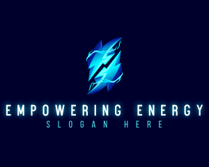 Thunder Bolt Electricity logo design