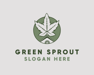 Marijuana House Green logo