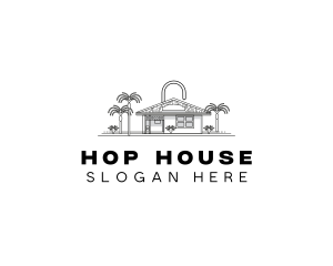 Padlock House logo design