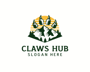 Paw Mountain Claw logo