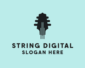 Music Guitar String logo