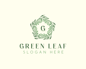 Environmental Herbal Leaves logo design