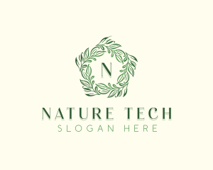 Environmental Herbal Leaves logo design