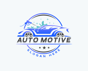 Auto Car Wash logo design