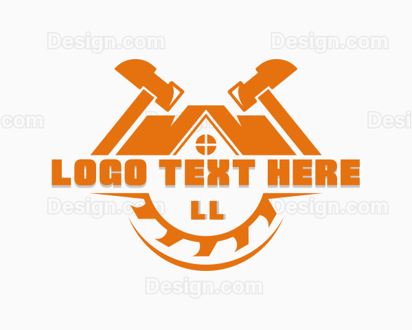 Hammer Carpentry Repair Logo