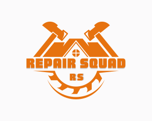 Hammer Carpentry Repair logo design