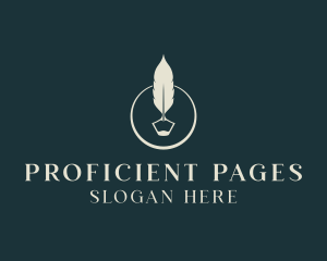 Writing Feather Pen logo